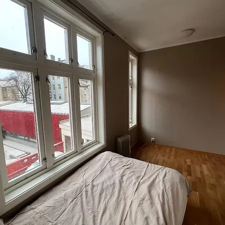 Sentral Og Moderne Leilighet Lägenhet